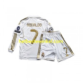 Real Madrid Cristiano Ronaldo 7 2011 Voetbalshirts Kind Thuis - LS